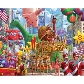 White Mountain New York Thanksgiving Parade Jigsaw Puzzle Thanksgiving Puzzles 1000 Pieces for Adult and Families