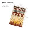 Lantern Press 1000 Piece Challenging Jigsaw Puzzle, Denver, Colorado, Skyline