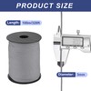 sourcing map 3mm Polypropylene Rope Braided Ropes, 100m Nylon Rope