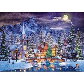 Trefl Ambiente navideño 1000 Piezas Rompecabezas Rojo 68x48 cm Impresión de Alta Calidad, Puzzle DIY, Diversión Creativa, Puzzle Clásico para Adultos