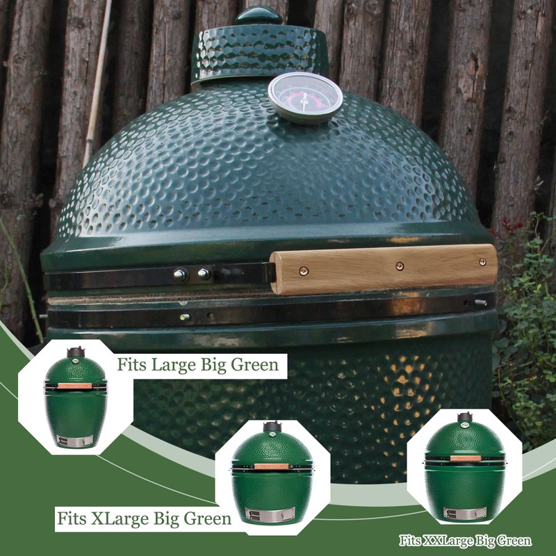 FIRELOOP 9 Inch Wooden Handle Replacement Large,Big Green Color Egg