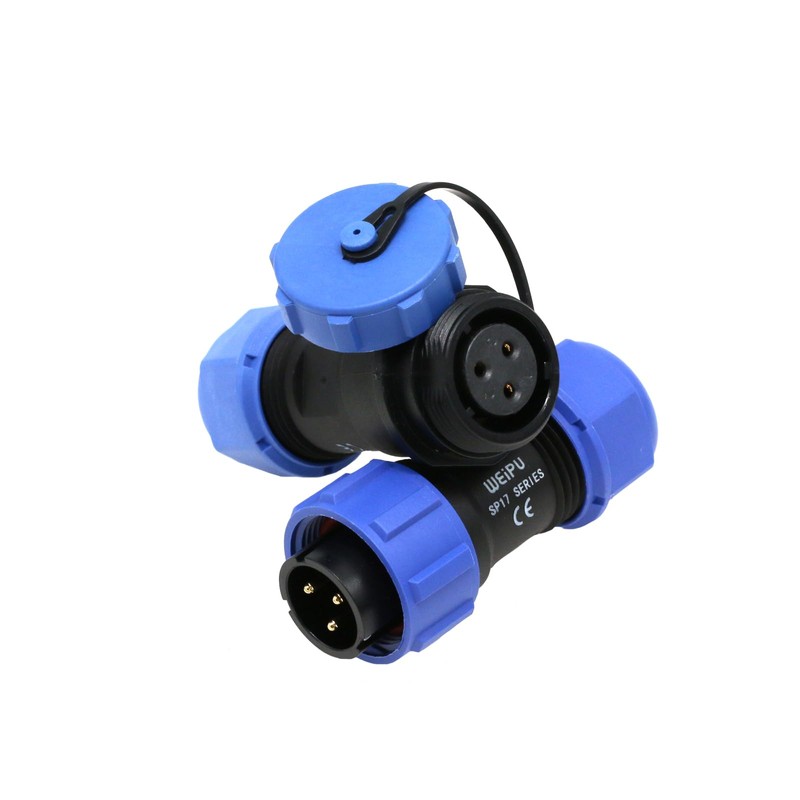 ZBLZGP Weipu SP17 IP68 Waterproof Panel Mounting Automotive Quick Release