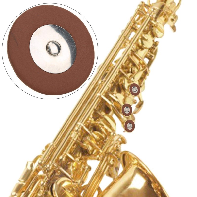 Professional Lambskin Multi Size Brown Tenor Sax Pad Kit, Sax