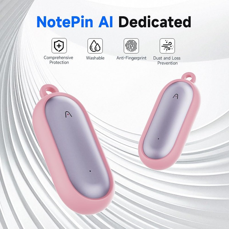 Tedubax Silicone Case PLAUD NotePin AI/NotePin S Voice Recorder Accessories