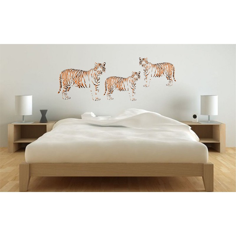 Tiger Stencil Reusable Stencils for African Big Cat Wildlife Painting