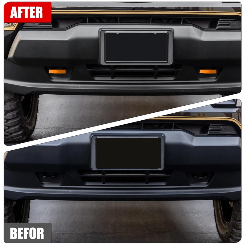 BESTZHEYU Front Tow Hooks Covers Hitch Cover Customized Compatible with