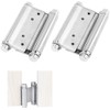 Roberee 2Pcs 3'' Inch Stainless Steel Double Action Spring Hinge