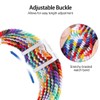 Wellfit Stretchy Braided Gizmo Watch Band Replacement - Magnetic Buckle,