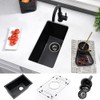 12 Inch Black Bar Sink Undermount-VASOYO 12x16 Rv Sink Kitchen