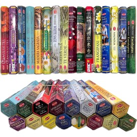 NALE. Incense Stick Assortment (HEM Assortment Incense Sticks, Pack of 15)