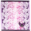 ANNA SUI (アナスイ)大判 タオルハンカチ（28cm）バタフライアップリケ (パープル) 婦人 レディース タオル ハンドタオル 109307-0013-03