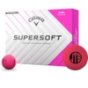 Callaway Golf Supersoft Matte Pink Monogrammed Golf Balls - 2025