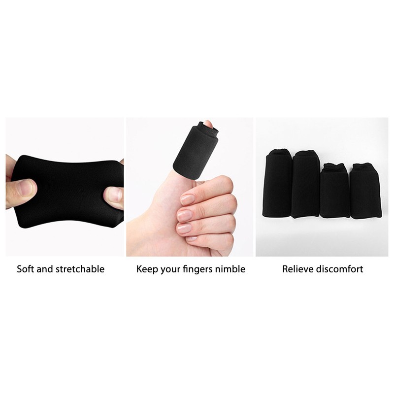 4pcs Finger Ice Sleeves Hot Compress Reduce Soreness Finger Brace