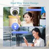WiFi Smart Camera 2MP HD Wireless Camera Rotatable Angle Dual