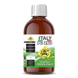 Glicole Propil Liquid 100% PG, Various Formats, 100, 250, 500, 1000 ml, USP/EP, for Professional Use, High Quality 250 ml