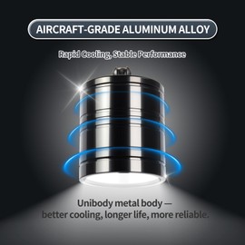 UPETTOOLS Clip On Aquarium Light, Full Spectrum Fish Tank Spotlight with 3 Light Colors & Adjustable Light Head, Suitable for Fish Tanks, Plant, Coral