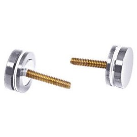 CRL Chrome Replacement Washer/Stud Kits for Single-Sided Solid Pull Handles - Set