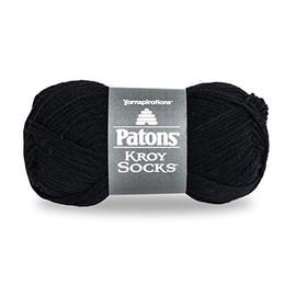 Spinrite Yarns Patons Kroy Socks, 1.75 Ounce, Coal