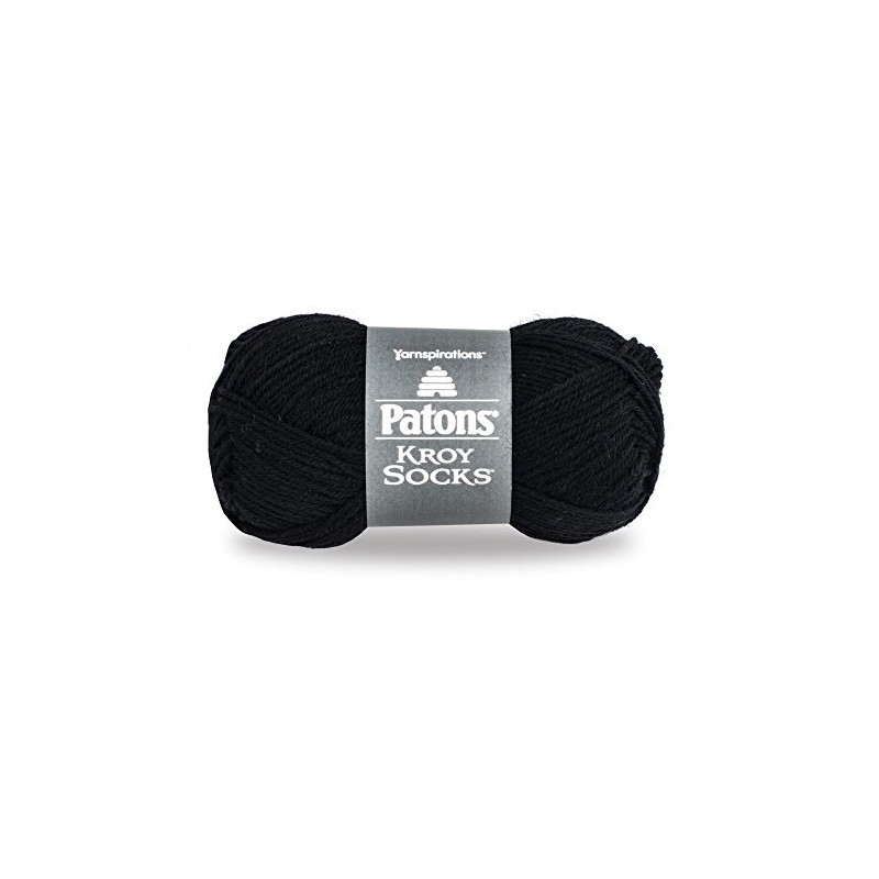 Spinrite Yarns Patons Kroy Socks, 1.75 Ounce, Coal