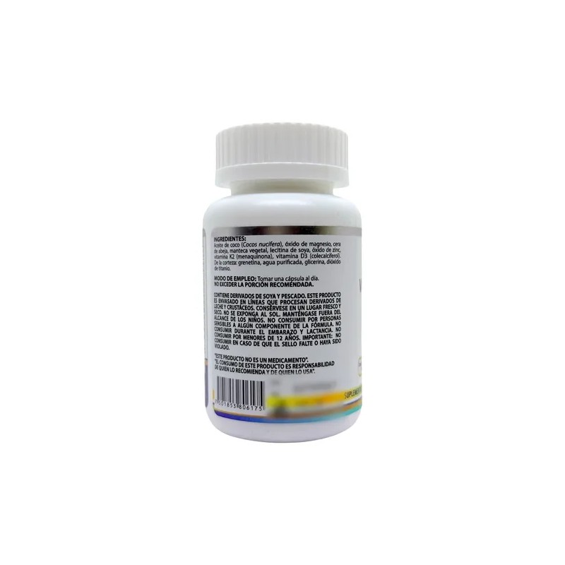 Vitamina Magnesio Zinc Cápsulas Natural Health