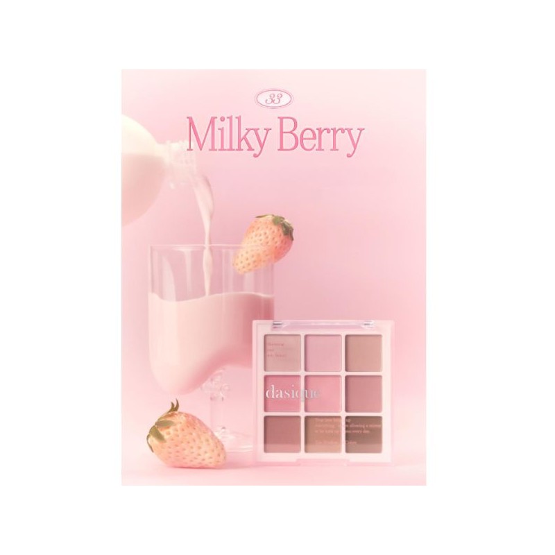 DASIQUE Shadow Palette 7.6g [Milky Fruits Collection], Color:33 Milky Berry