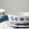 Stone Lain Fiore 8-Piece Bowl Set New Bone China, Blue