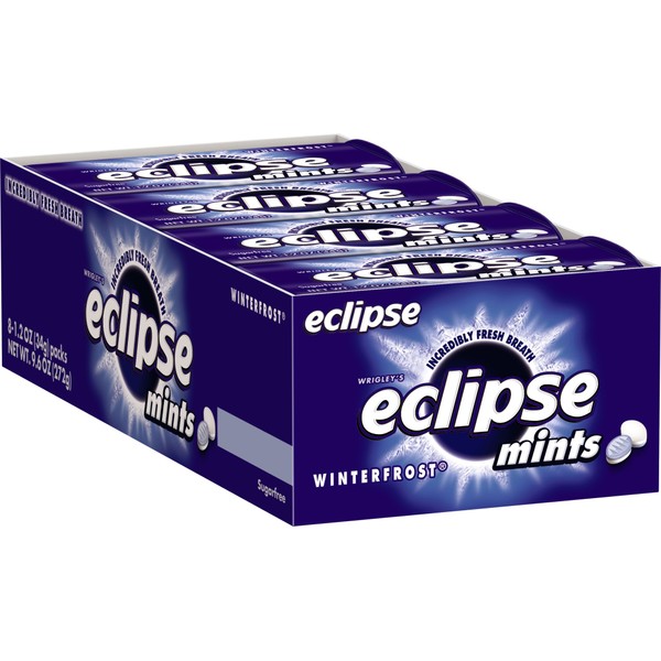 Eclipse Sugarfree Mints Winterfrost, 1.2 Ounce Tins (Pack of 16)