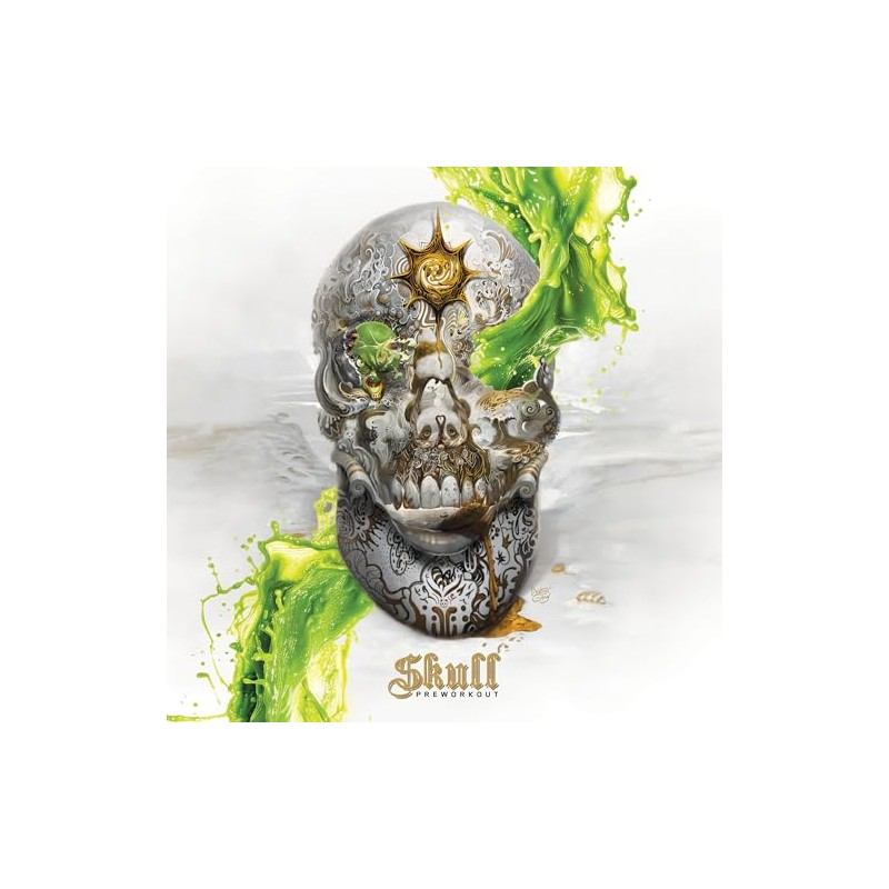 Underground Bio Labs/Panda Supps Skull High Stim/Nootropic Pre-Workout,3 Caffeine Sources,for