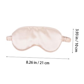 Baluue 1set Artificial Silk Eye Mask Hairband and Comfortable Sleep Mask Light Blocking and Eye for Travel Yoga and Everyday Use