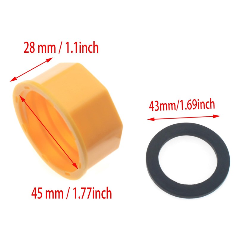 FDXGYH 2 Pcs Gas Can Cap Plastic Gas Can Lid