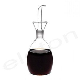 ELETON Planet Glass Oil Decanter and Cruet 10 Ounces