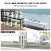 WOCHUANGSI 1pcs Small Narrow Tall Shelf for Windowsill Kitchen Organizer