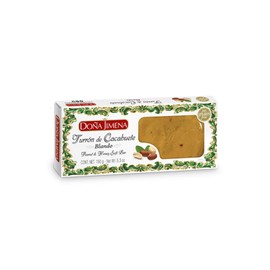 Doña Jimena Peanut Turrón Peanut Honey Creamy Texture Highest Quality Novelty 2020 Typical Christmas Candy Traditional Gluten Free Turrón Almond 150 Grams