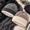 Unisex Winter Knit Beanie for Men & Women – Warm