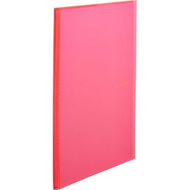 King Jim CH182T-R Cheers Clear File, 20 Pockets, A4, Red