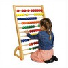 Constructive Playthings Giant Standing Wooden Abacus for Kids, Oversized Wood