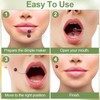 CustomyLife 2pcs Natural Dimple Maker for Cheeks, Dark-Red Facial Muscle