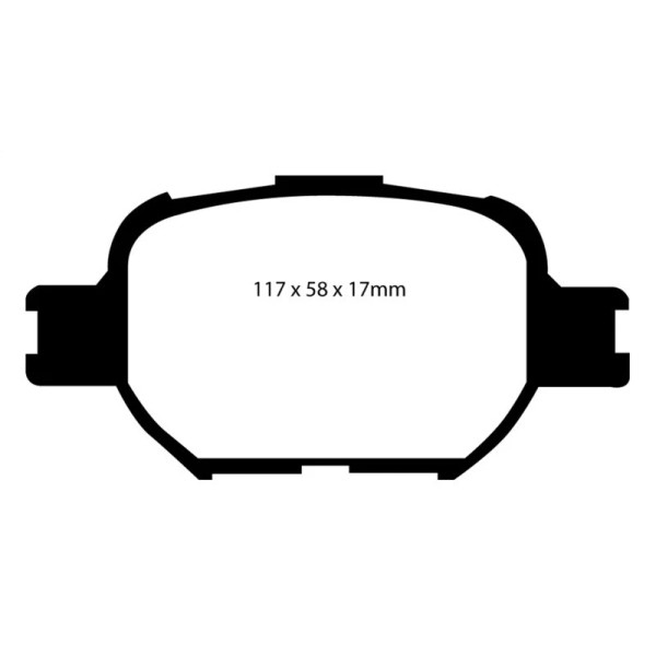 EBC 04-10 Scion TC 2.4 Yellowstuff Front Brake Pads DP41325R