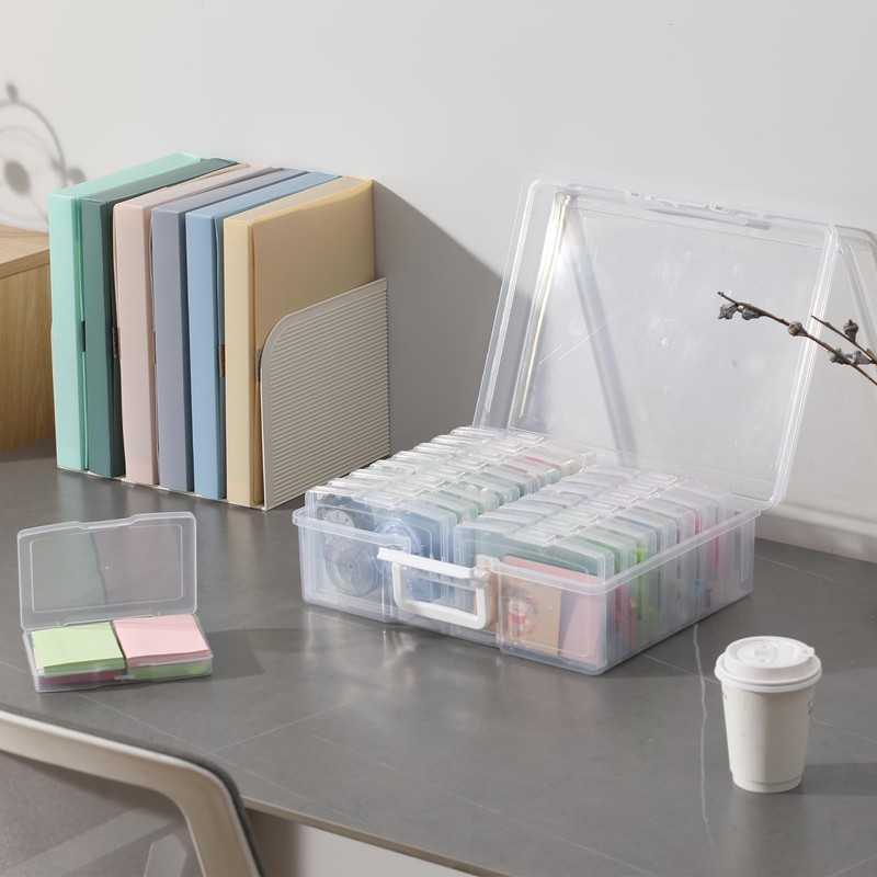 novelinks Transparent 4" x 6" Photo Organizers and Photo Storage