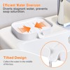 ​Kovenora 2 PCS Plastic Soap Dish with Drainage, Wall-Mounted and