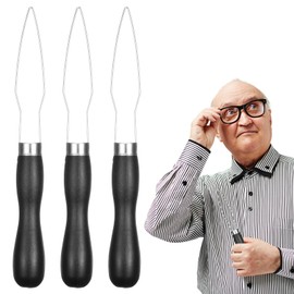 3 Pack Button Hook, Button Assist Tool for Seniors, Button Helper Tool for Elderly, Ideal Button Aids for Arthritis & Limited Dexterity