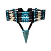 4 Row Buffalo Bone Hairpipe Beads Traditional Tribal Choker Necklace