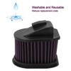Motorcycle Air Filter High Flow Washable Reusable Wearproof Replacement for