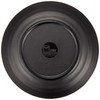 Mine M11-126 Melamine Wear, Black, Round Plate, φ0.7 inches (18