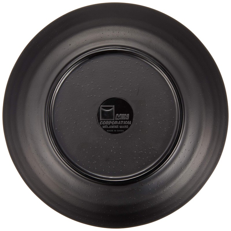 Mine M11-126 Melamine Wear, Black, Round Plate, φ0.7 inches (18