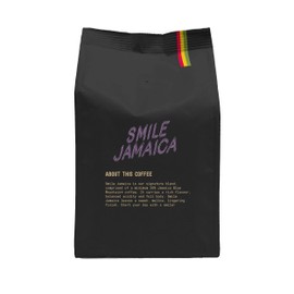 Marley Coffee 20% Jamaica Blue Mountain Medium Roast Ground Coffee 227g - Smile Jamaica Medium Roast - From The Marley Family, Rainforest Alliance Certified - V60 Filter Cafetiere Aeropress