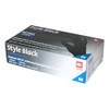 Nitrile Gloves Style Size M Powder-Free Black Pack of 100