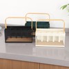 AJIODA Utensil Caddy Metal Mesh Silverware Cutlery Organizer Basket with