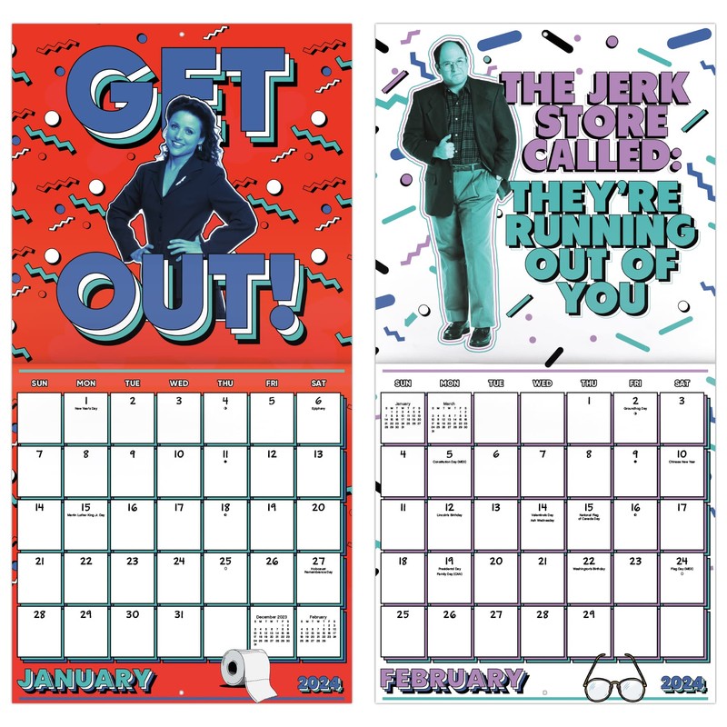 2024 Seinfeld Wall Calendar
