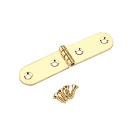 Highpoint Single Small Utility Hinge Brass Plated 56Mm X 13Mm